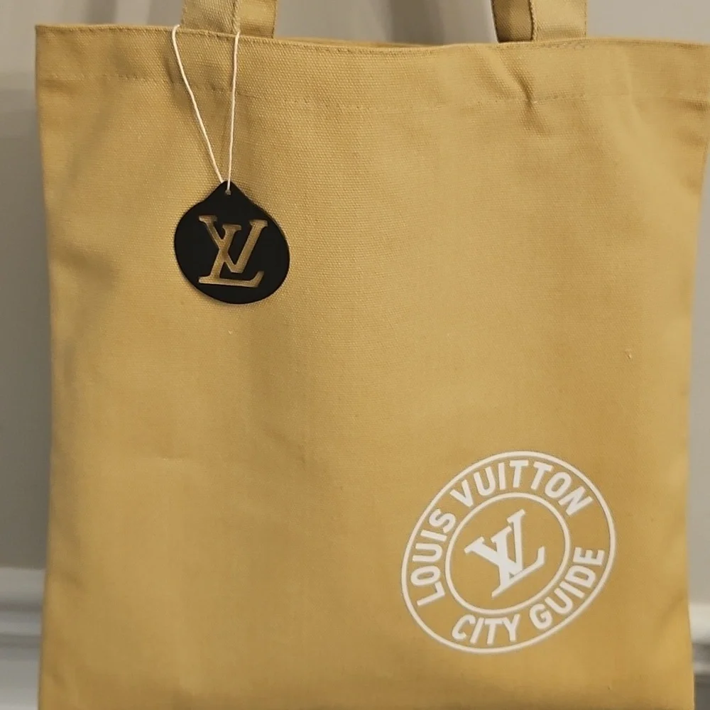 Louis Vuitton Mustard Yellow City Guide Tote - Picture 5 of 6